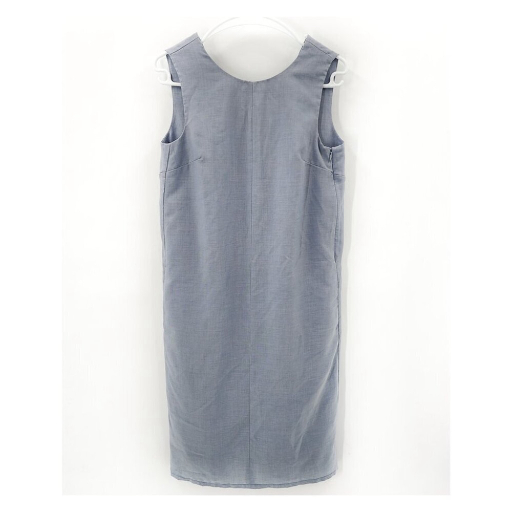 COS Light Blue Sleeveless Midi Dress - Picture 3 of 6